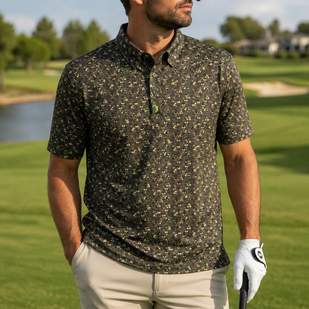 Bogey Bros Golf Polo Shirt Men’s 2XL Hidden Thong Butt Print Performance Stretch